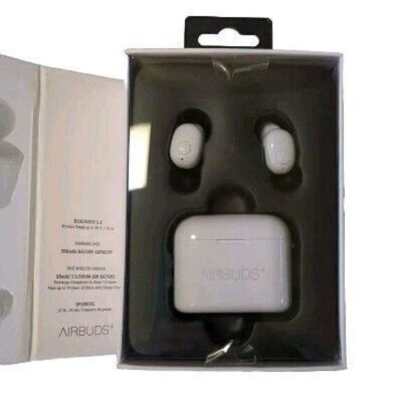 Air5 Airbuds True Bluetooth Wireless Earbuds TWS 14 Hours Play Time 300 mAh Batt - Picture 6 of 11